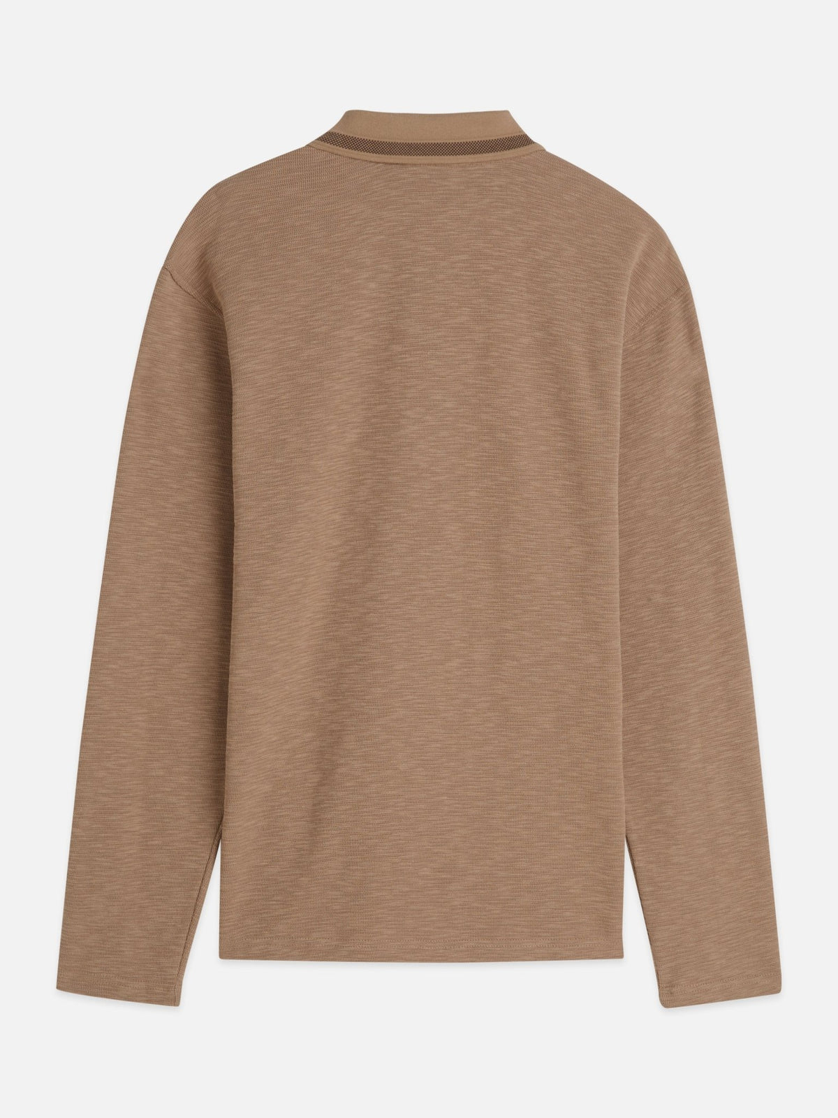 Structured Relaxed-Fit Long-Sleeved Polo - Scotch & Soda South Africa