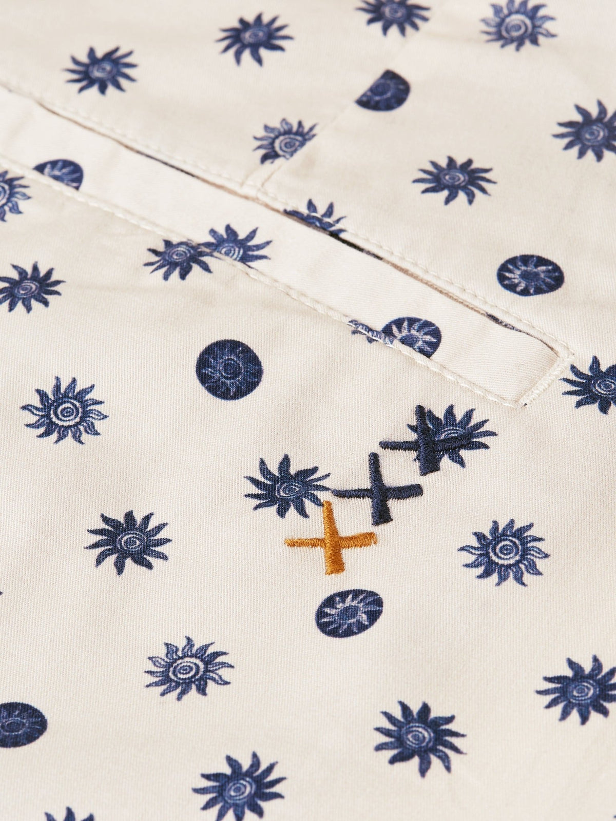 Stuart Printed Stretch Cotton Chino Shorts - Scotch & Soda South Africa