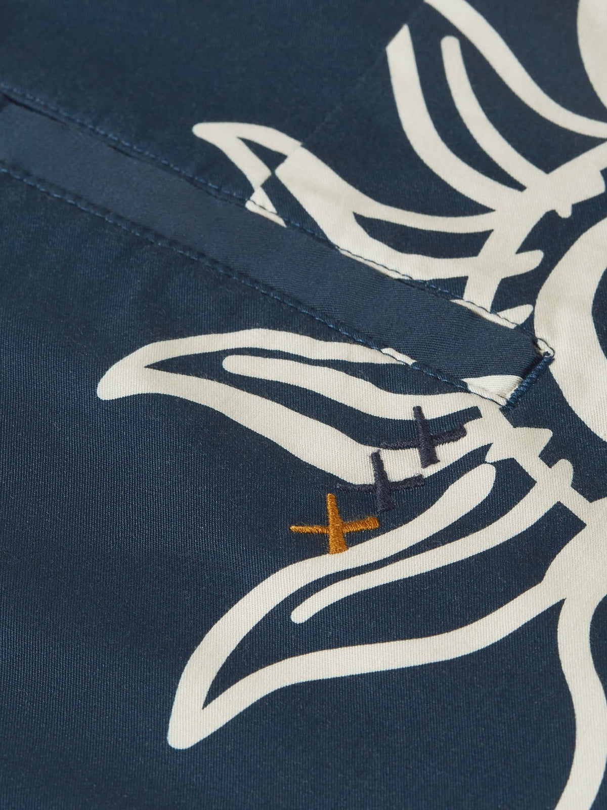 Stuart Printed Stretch Cotton Chino Shorts - Scotch & Soda South Africa