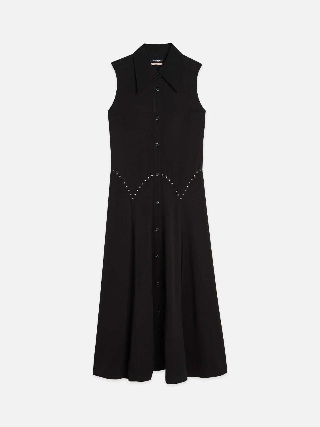 Studded Button Midi Dress - Scotch & Soda South Africa