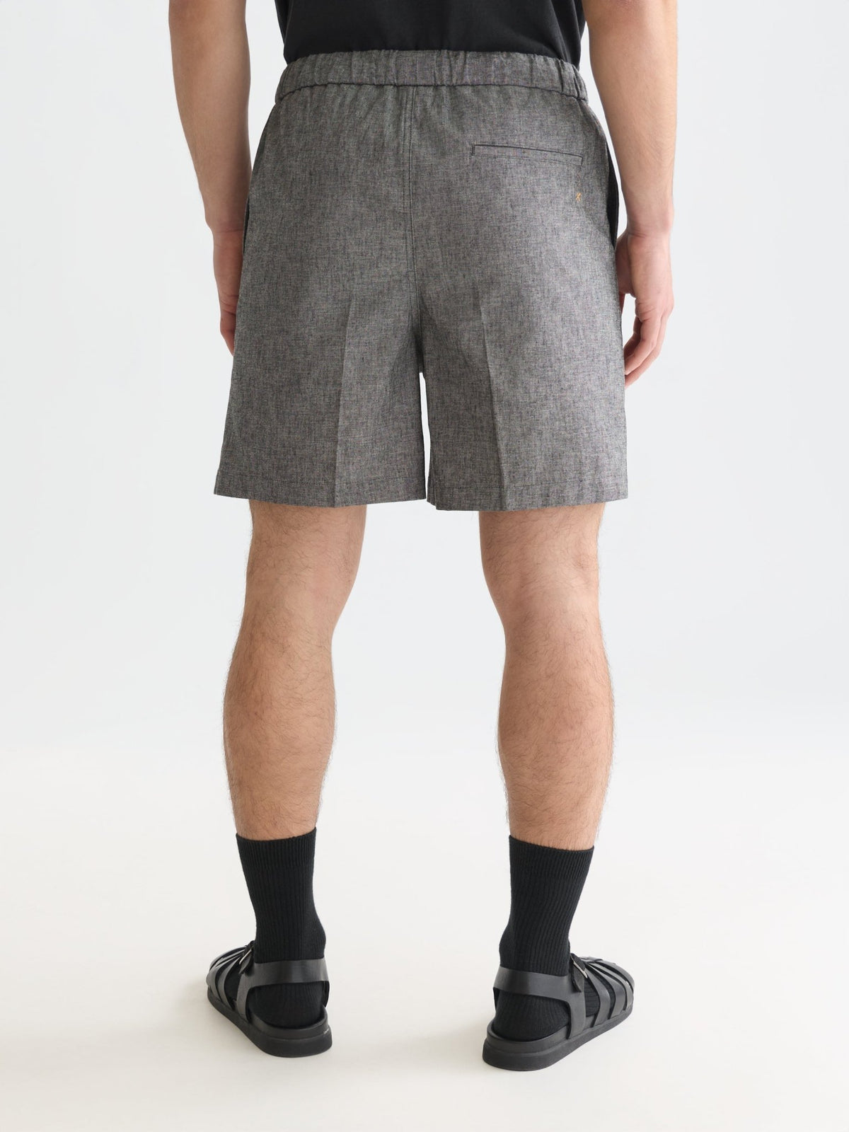Tailored Linen-Blend Short Length Bermuda Shorts - Scotch & Soda South Africa