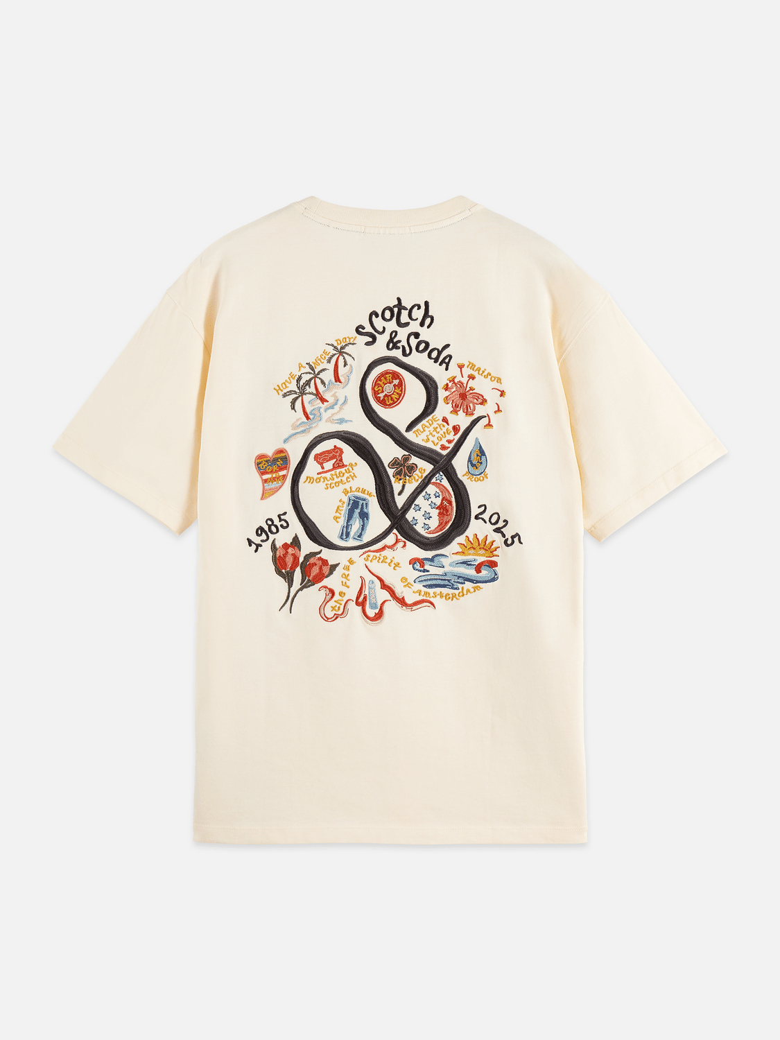 The 40Th Anniversary Relaxed-Fit Embroidery T-Shirt - Scotch & Soda South Africa