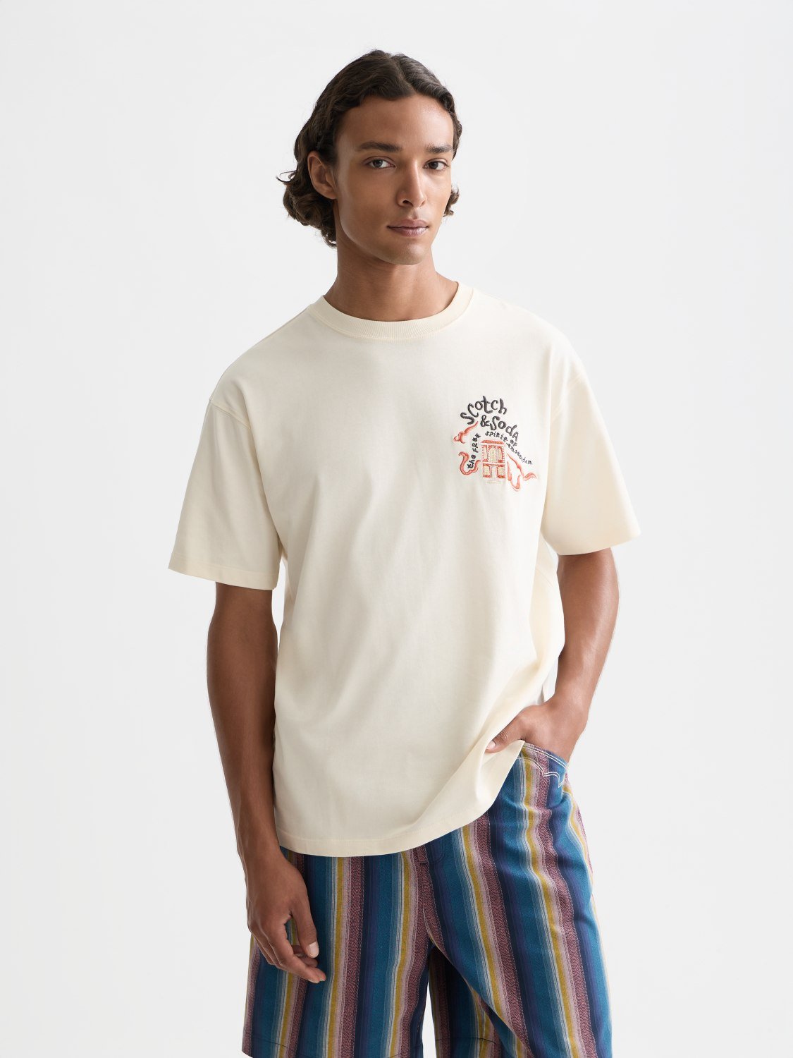 The 40Th Anniversary Relaxed-Fit Embroidery T-Shirt - Scotch & Soda South Africa