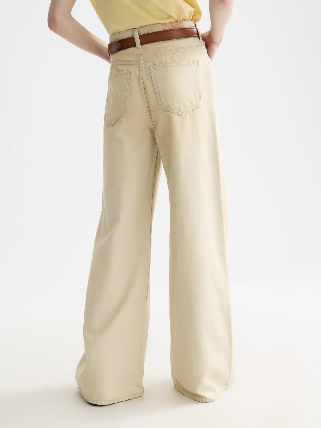 The Wave High Rise Wide Leg — Hero Dust - Scotch & Soda South Africa