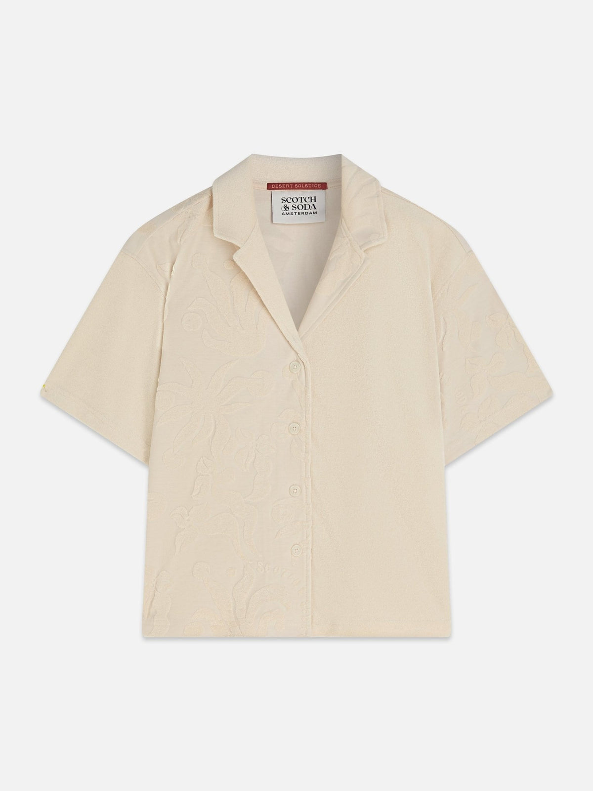 Towelling Shortsleeved Shirt - Scotch & Soda South Africa