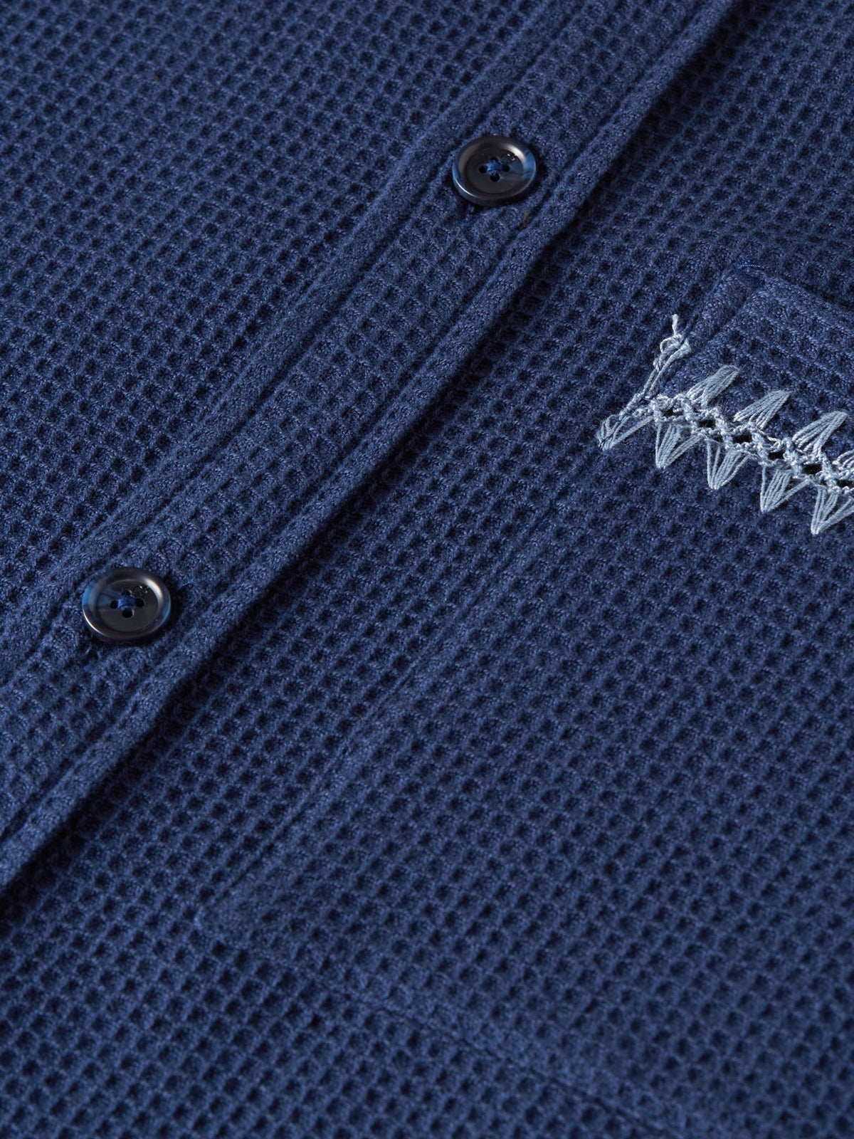 Waffle Structure Relaxed-Fit Shirt - Scotch & Soda South Africa