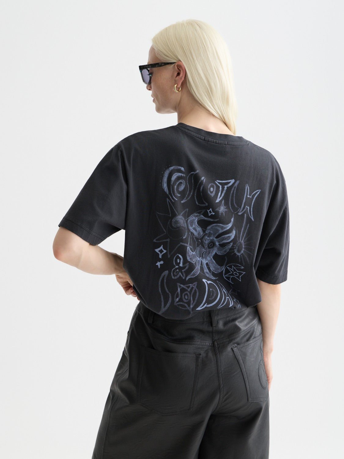 Washed Artwork Loose T-Shirt - Scotch & Soda South Africa