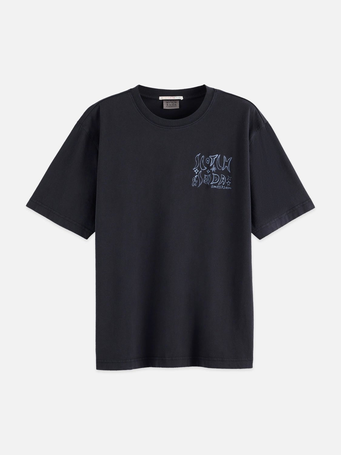 Washed Artwork Loose T-Shirt - Scotch & Soda South Africa
