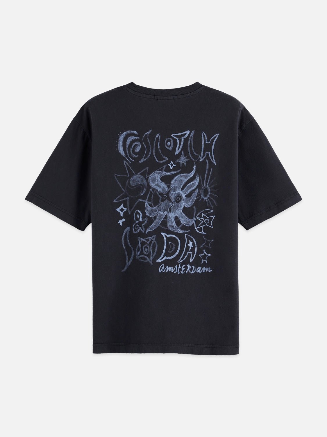 Washed Artwork Loose T-Shirt - Scotch & Soda South Africa