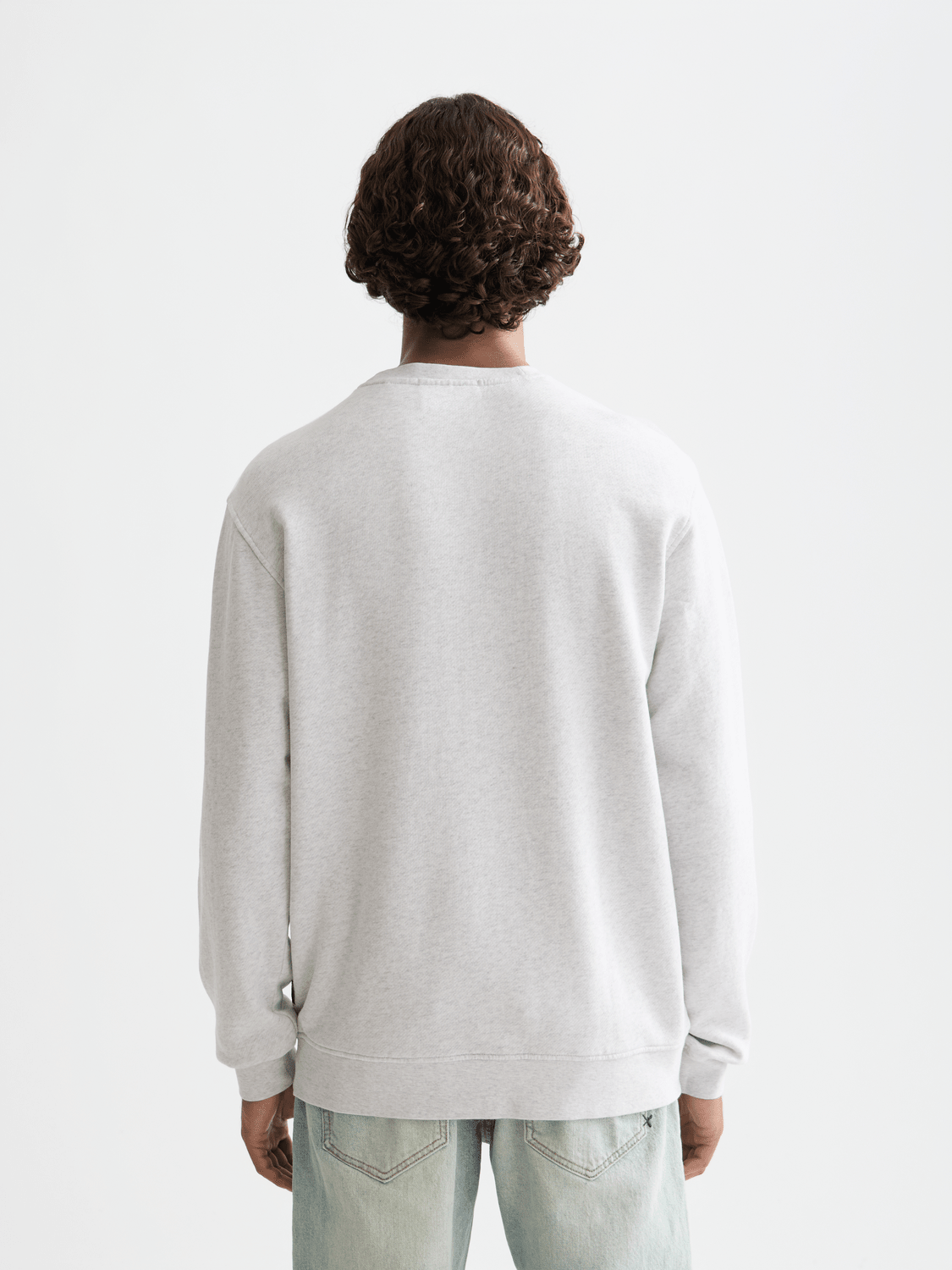 Washed Denim Graphic Sweat - Scotch & Soda South Africa