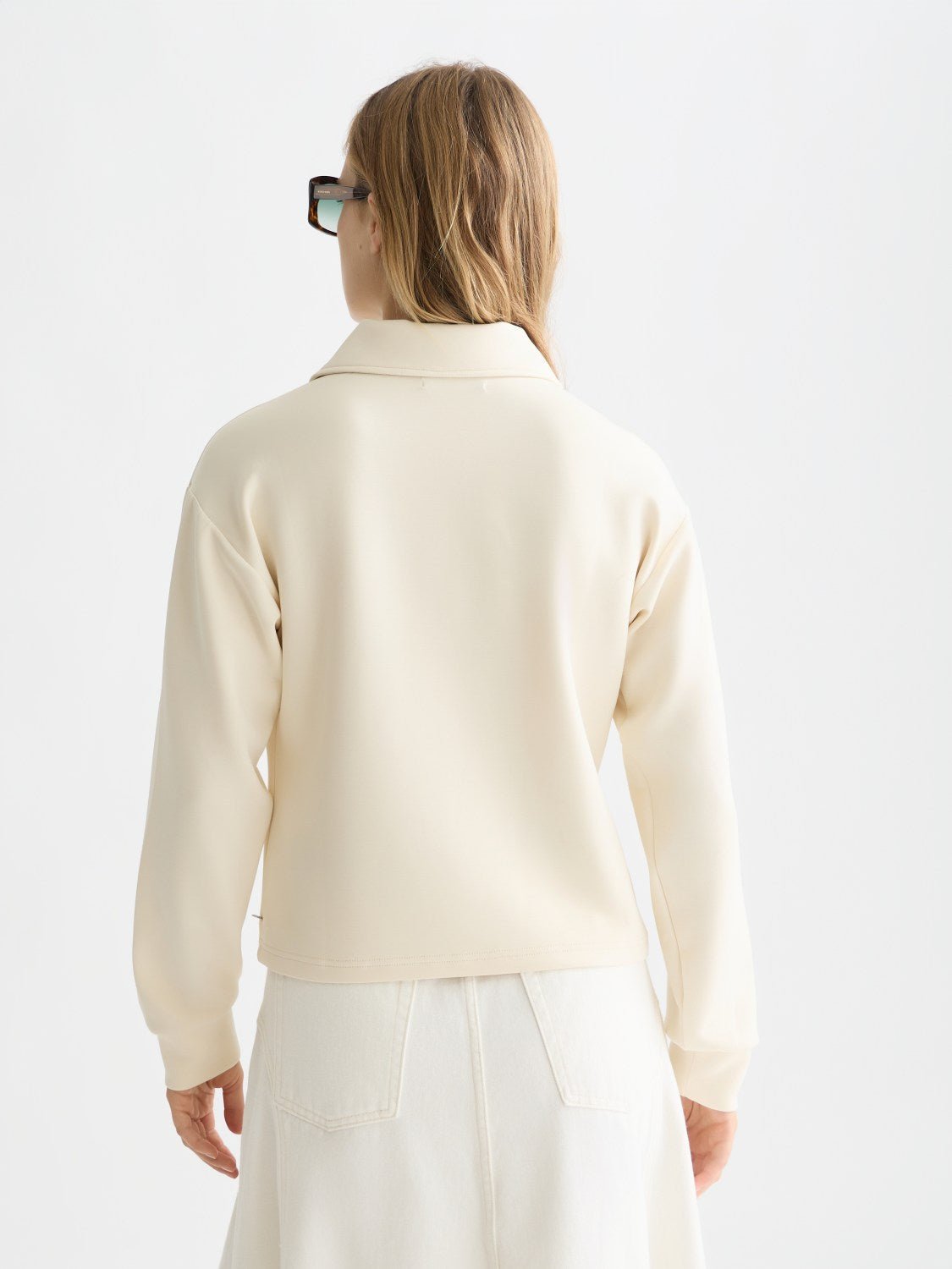 Zip Through Tencel Sweatshirt - Scotch & Soda South Africa