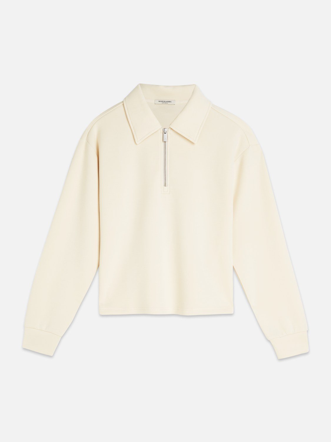 Zip Through Tencel Sweatshirt - Scotch & Soda South Africa