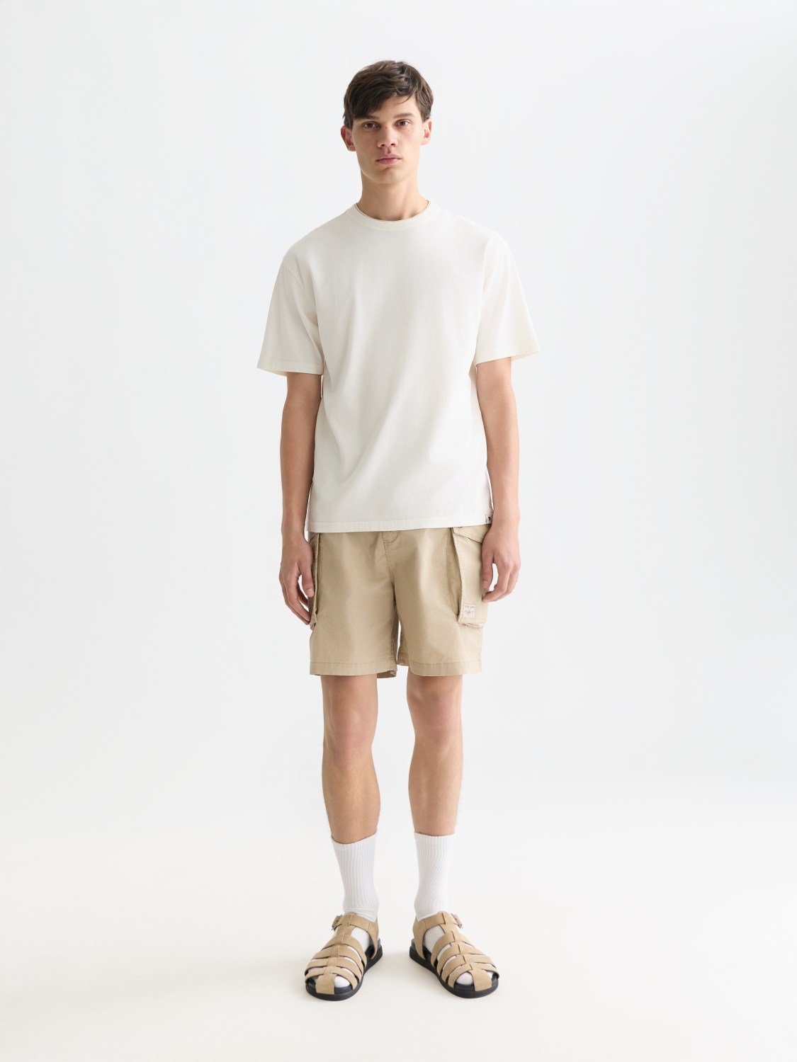 3 Crosses Garment Dye Relaxed Fit T-Shirt - Scotch & Soda South Africa