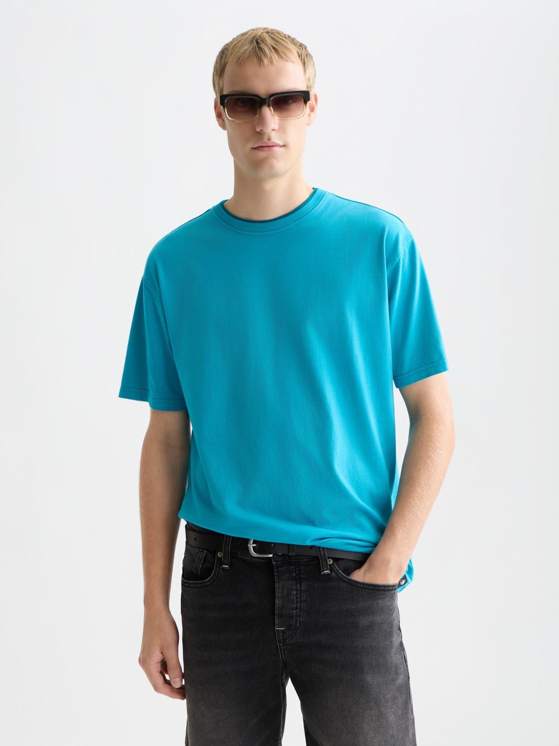3 Crosses Garment Dye Relaxed Fit T-Shirt - Scotch & Soda South Africa