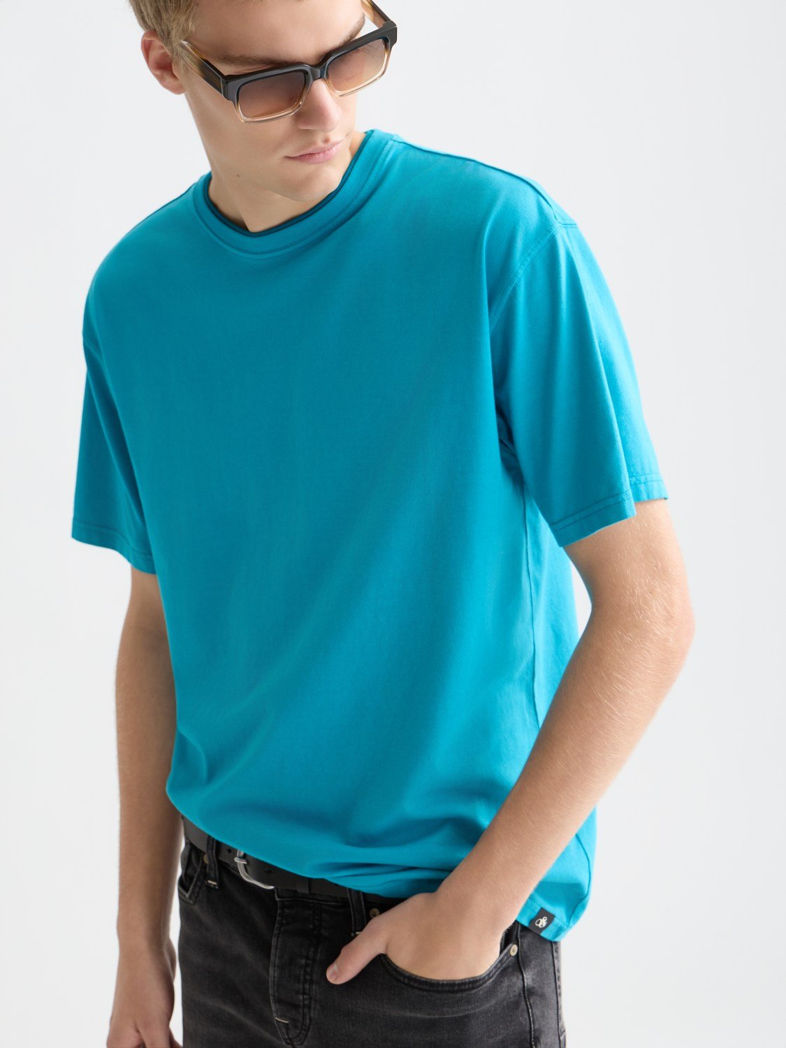 3 Crosses Garment Dye Relaxed Fit T-Shirt - Scotch & Soda South Africa