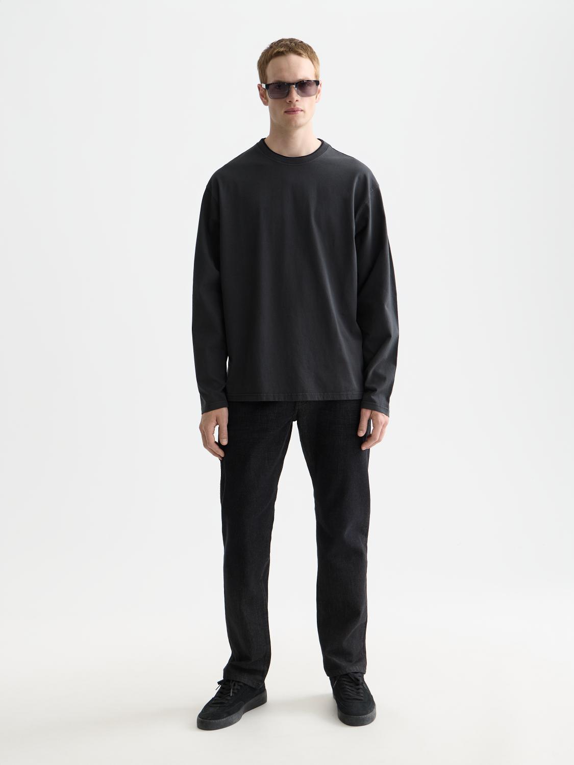 3 Crosses Relaxed-Fit Garment-Dyed Long Sleeve T-Shirt - Scotch & Soda South Africa