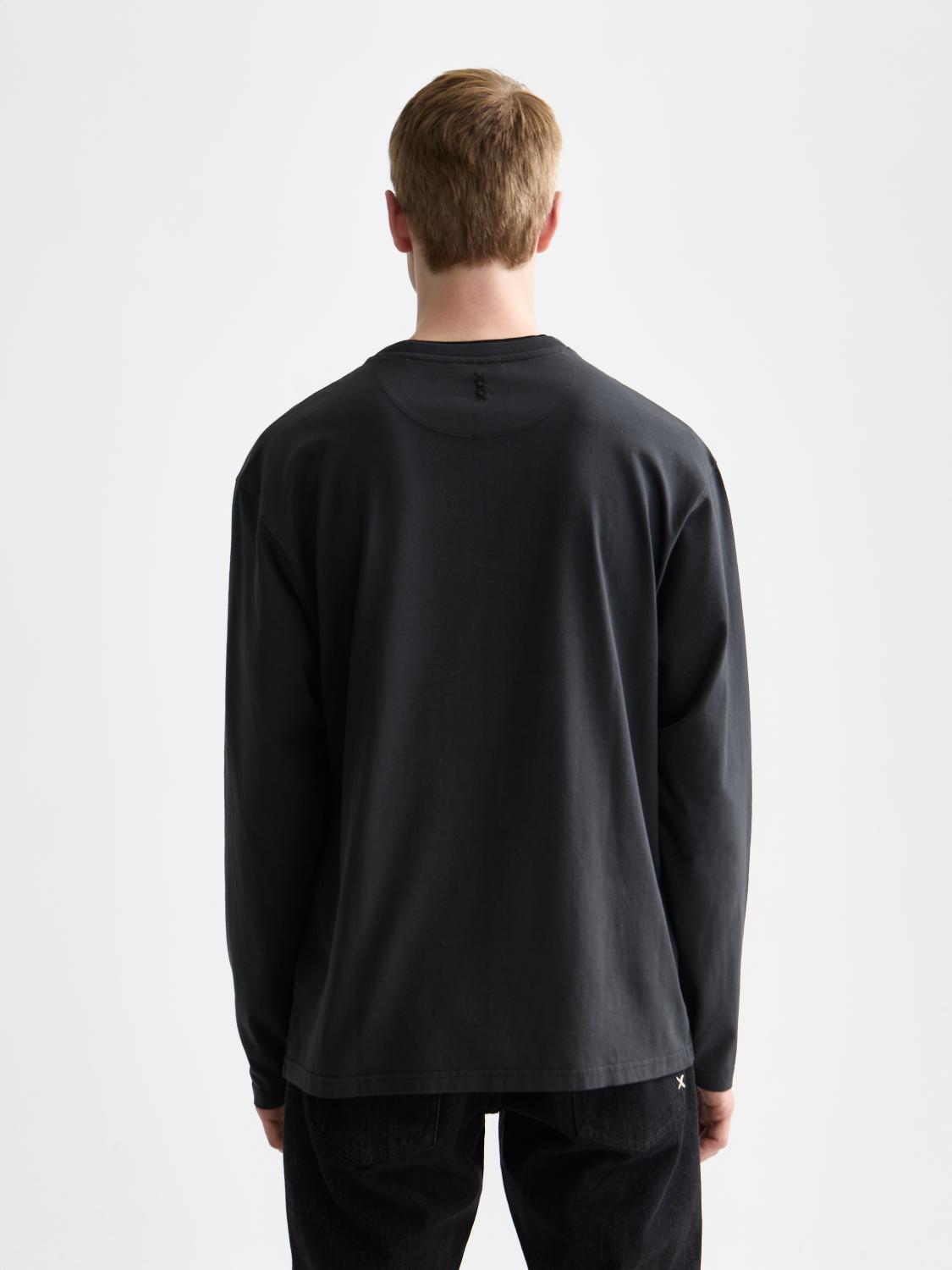 3 Crosses Relaxed-Fit Garment-Dyed Long Sleeve T-Shirt - Scotch & Soda South Africa