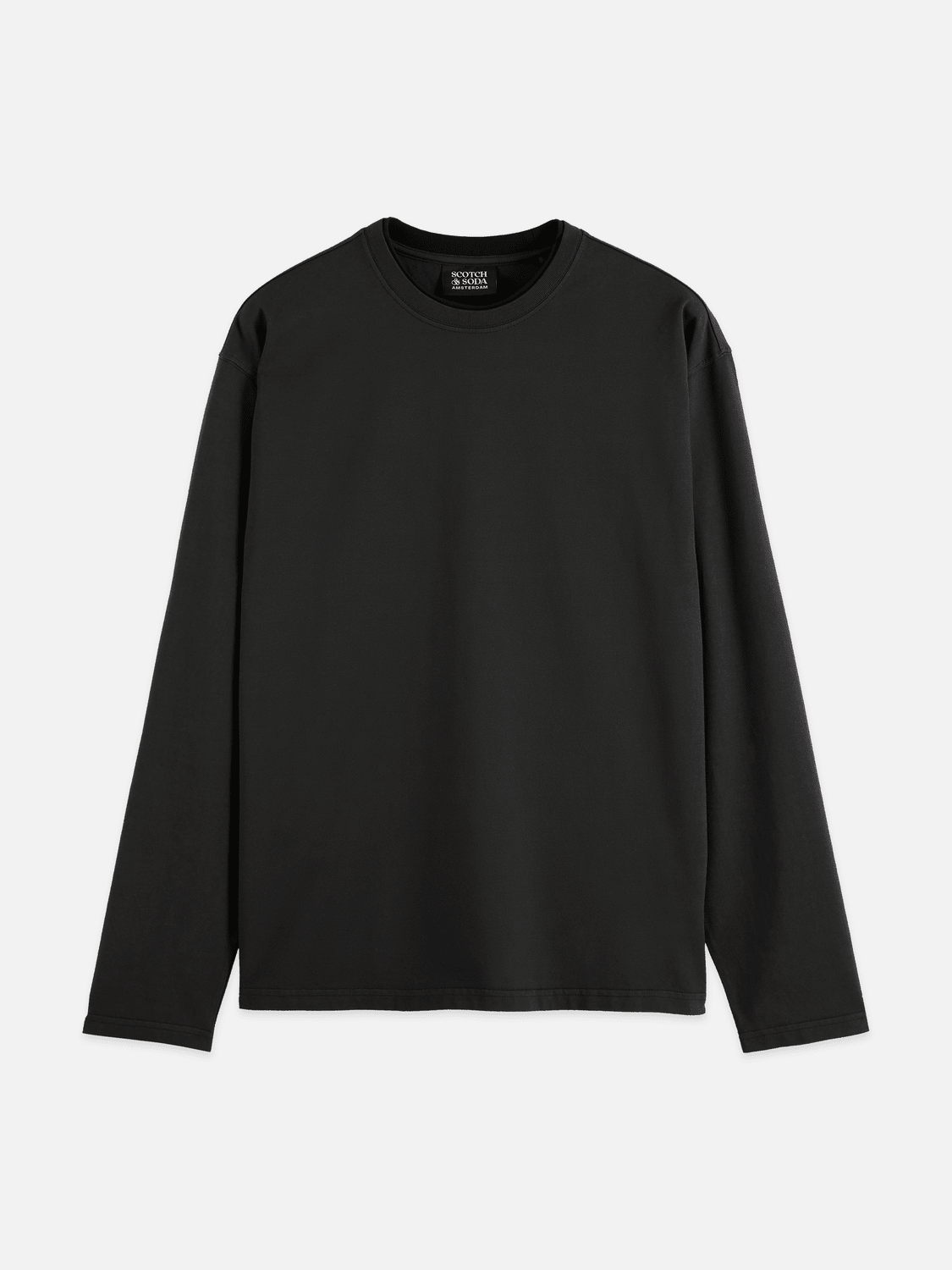 3 Crosses Relaxed-Fit Garment-Dyed Long Sleeve T-Shirt - Scotch & Soda South Africa