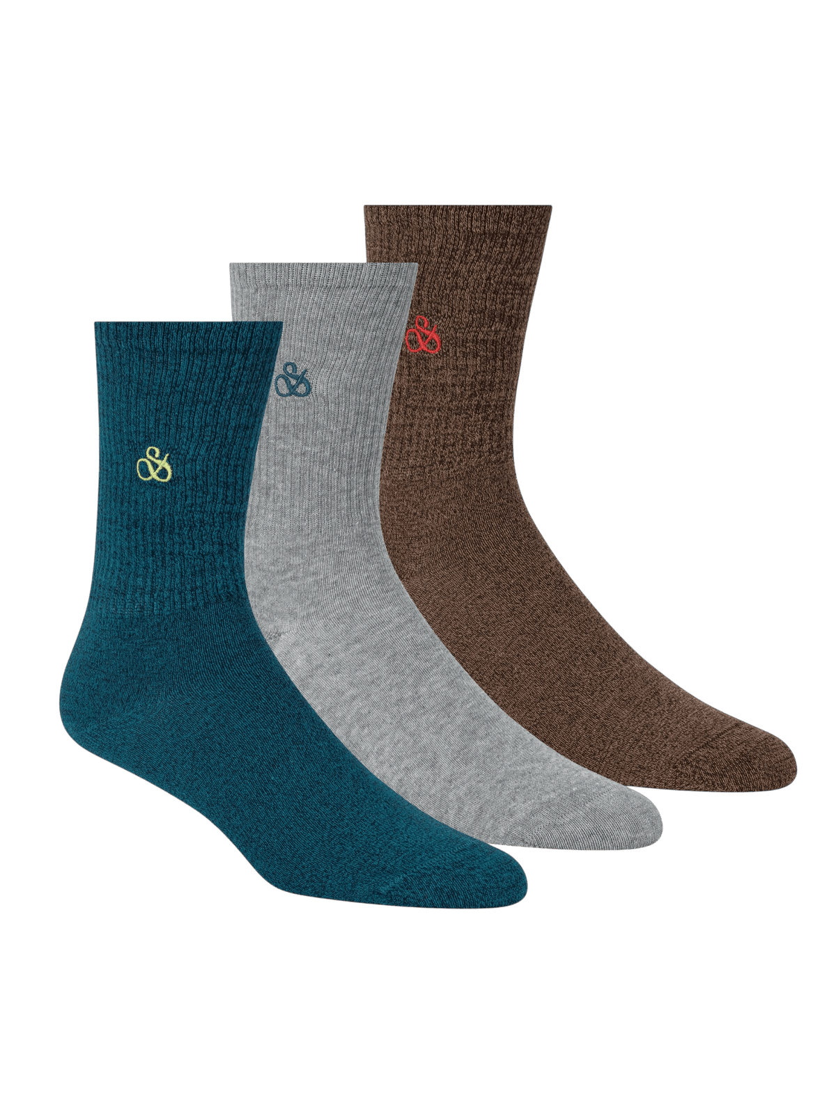 3Pk Mens Non Terry Ribbed Crew - Scotch & Soda South Africa