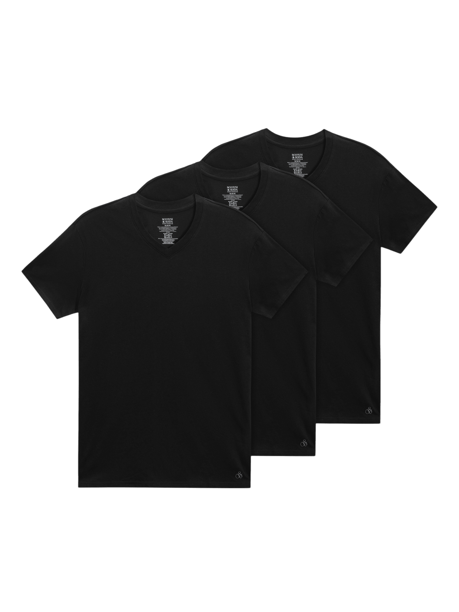 3Pk Mens Ultra Soft V-Neck Tee - Scotch & Soda South Africa