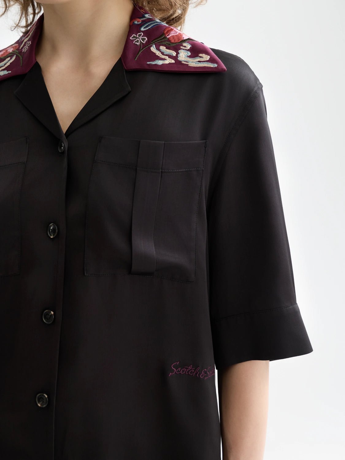 40 Years Embroidered Short Sleeve Shirt - Scotch & Soda South Africa