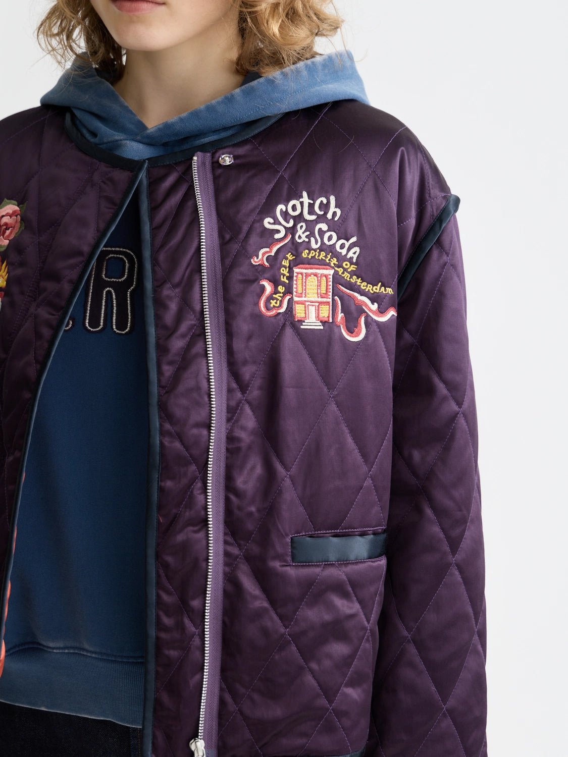 40 Years Embroidered Souvenir Jacket - Scotch & Soda South Africa