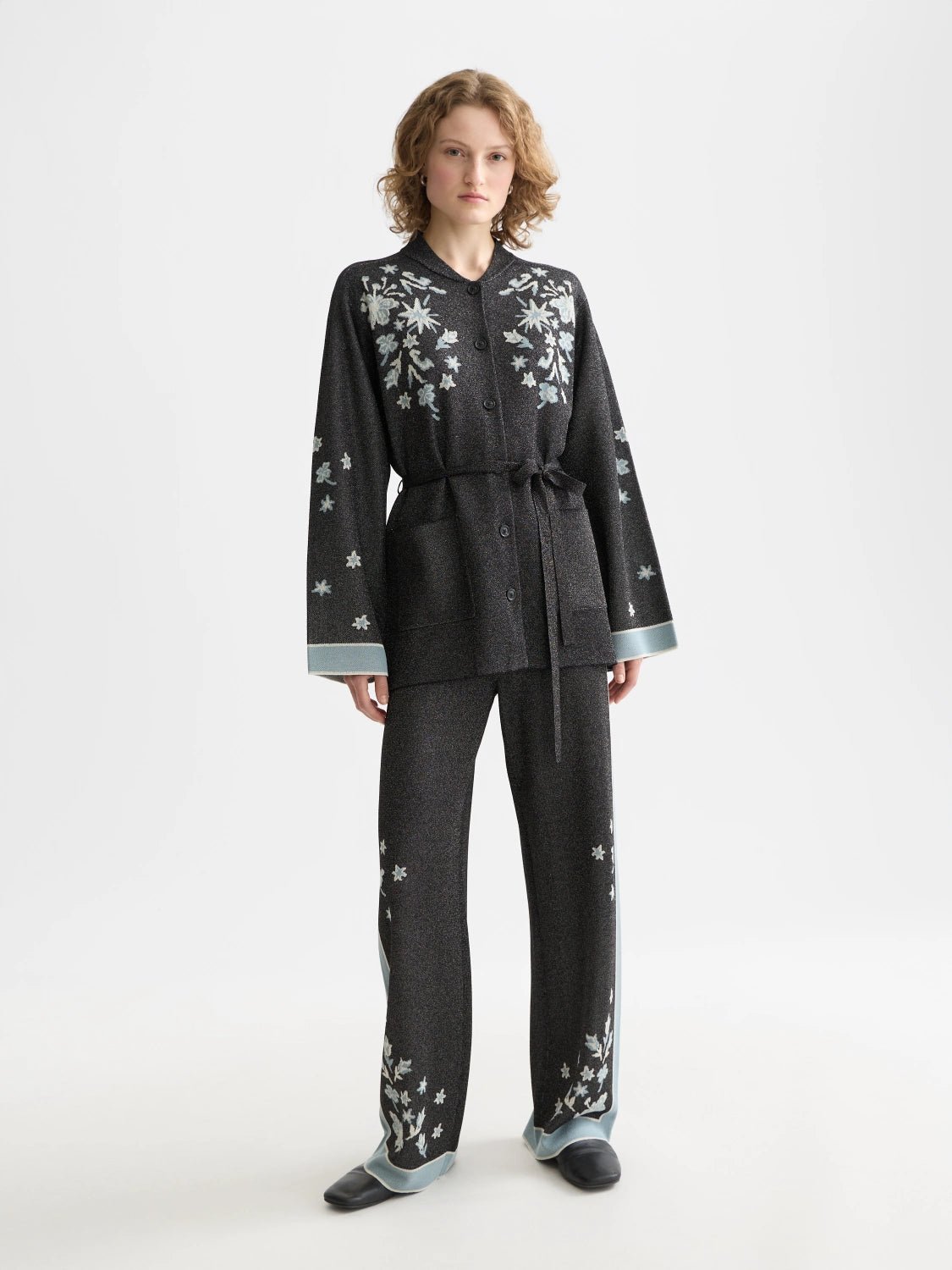 40 Years Jacquard Belted Knitted Jacket - Scotch & Soda South Africa