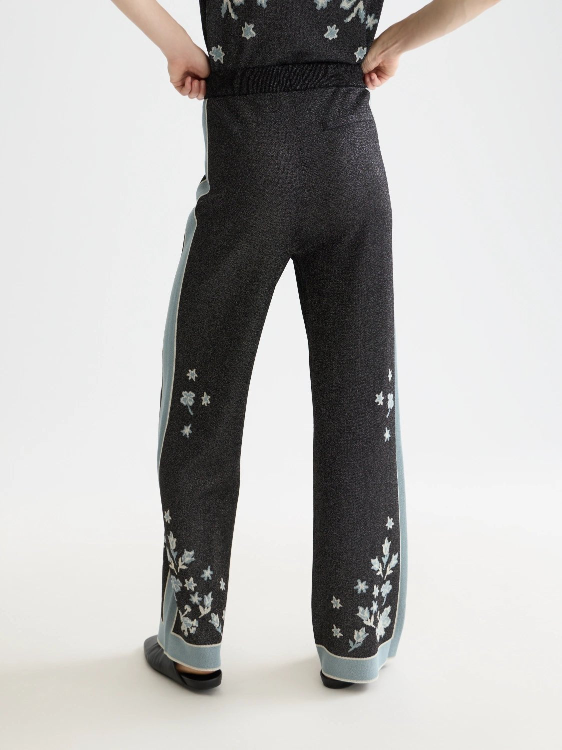 40 Years Jacquard Knitted Trousers - Scotch & Soda South Africa