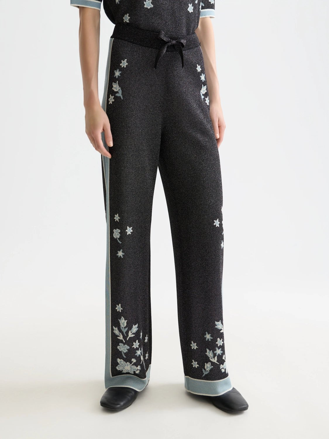 40 Years Jacquard Knitted Trousers - Scotch & Soda South Africa
