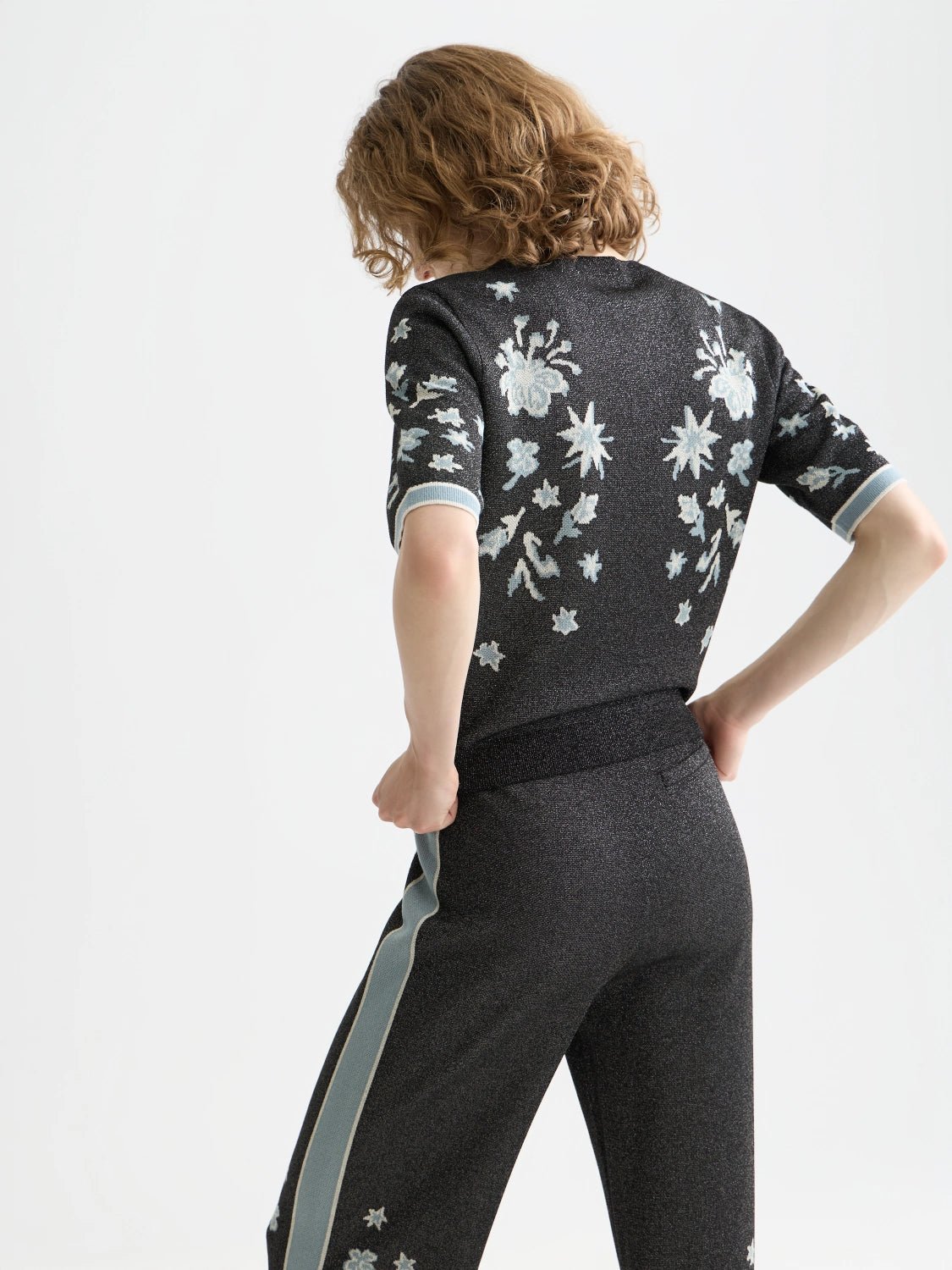 40 Years Jacquard Short Sleeve Pullover - Scotch & Soda South Africa