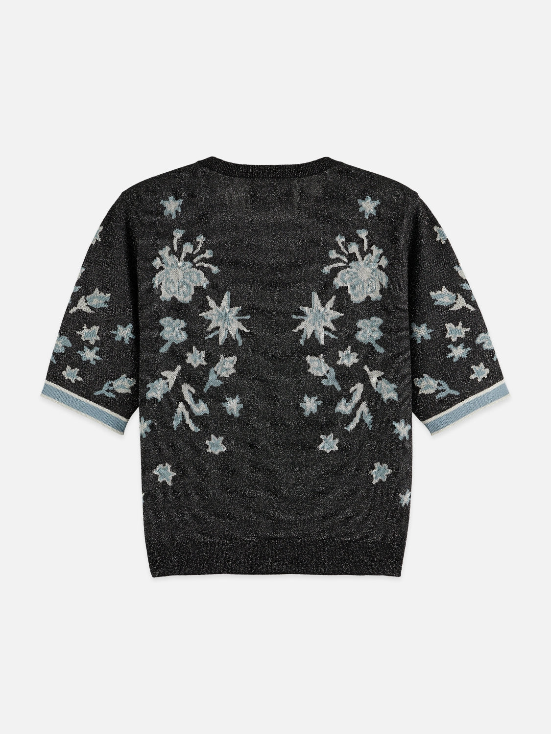 40 Years Jacquard Short Sleeve Pullover - Scotch & Soda South Africa