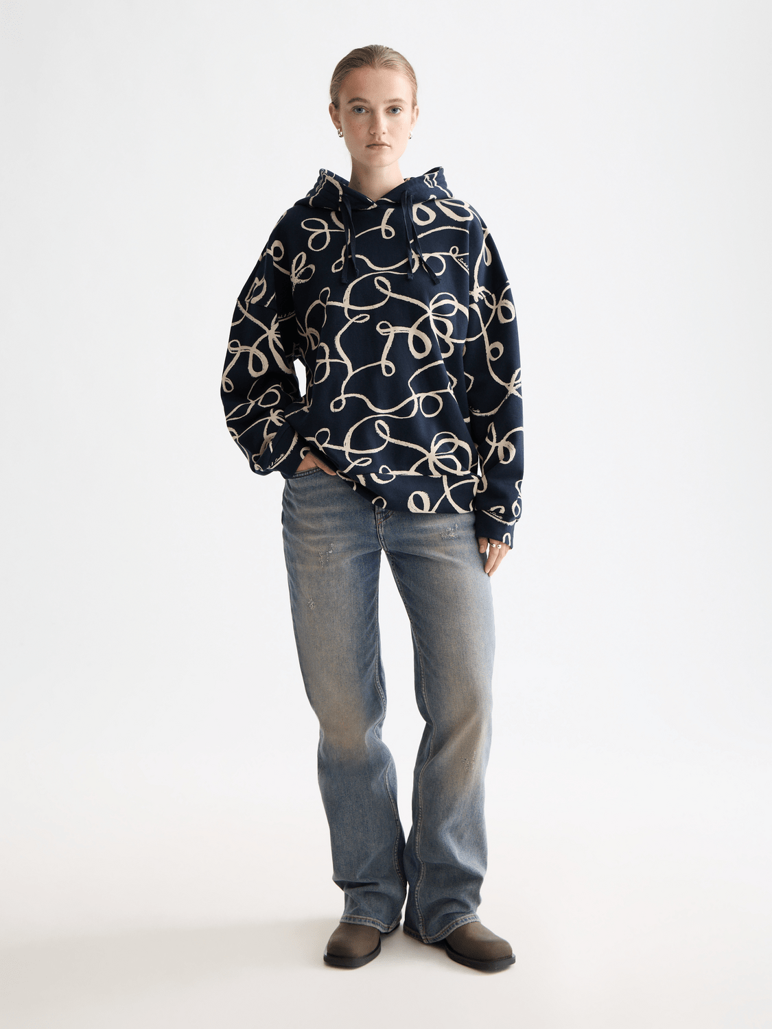 All Over Printed Hoodie - Scotch & Soda South Africa