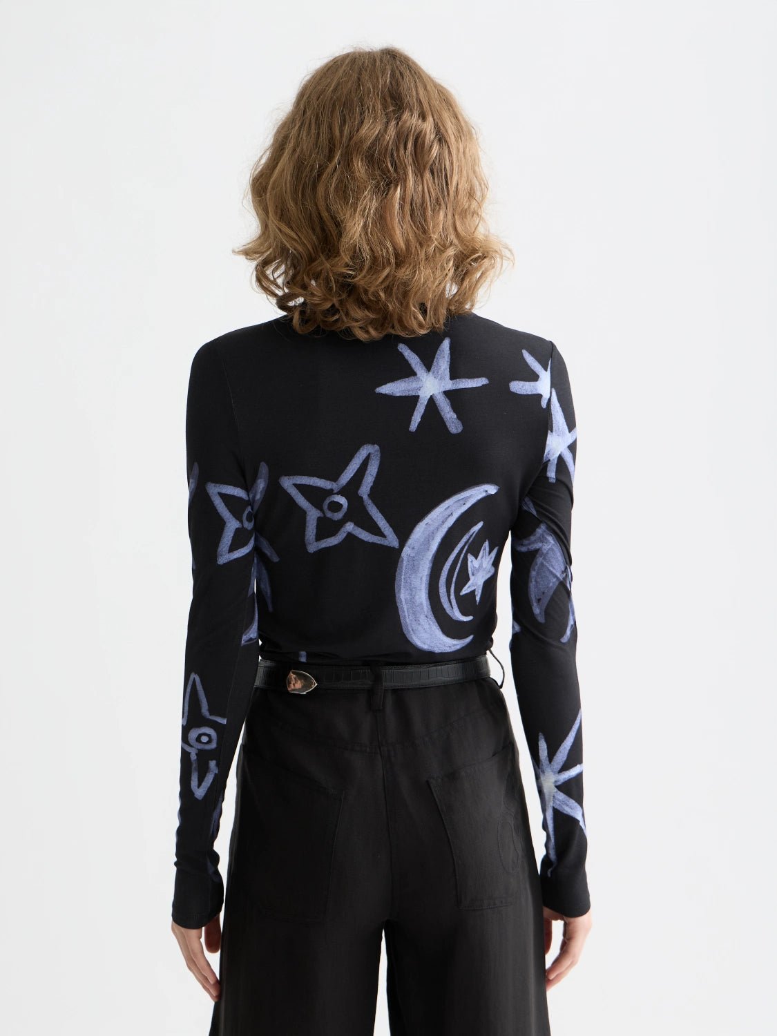 All Over Printed Long Sleeve T-Shirt - Scotch & Soda South Africa