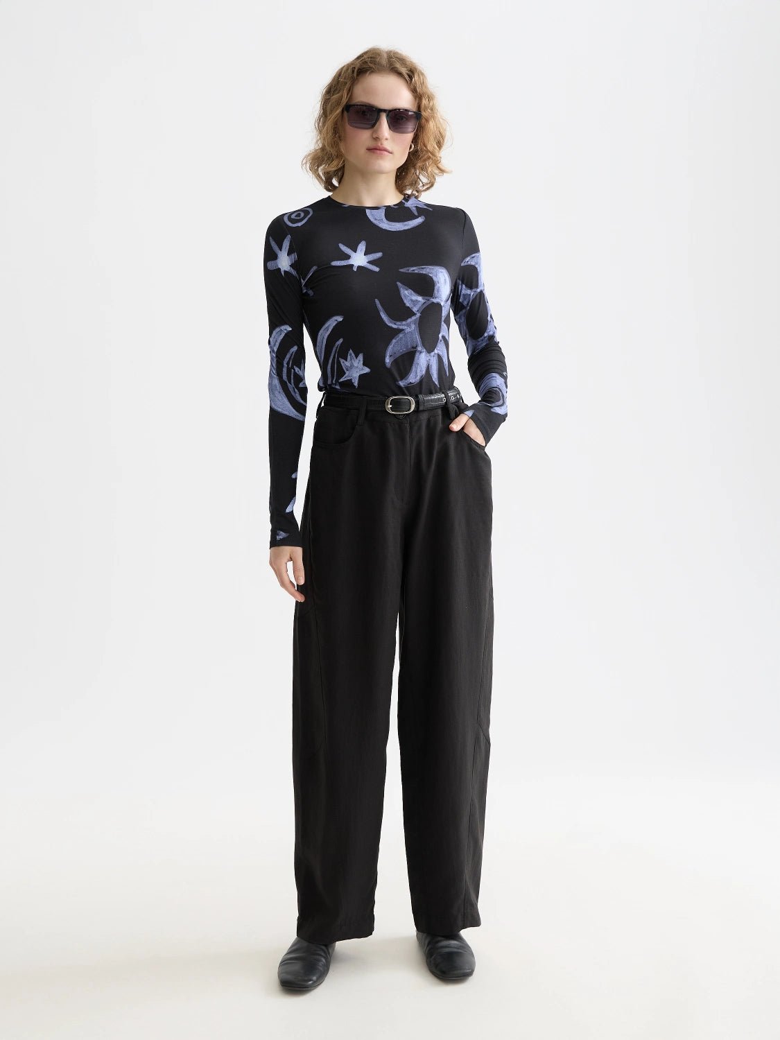 All Over Printed Long Sleeve T-Shirt - Scotch & Soda South Africa