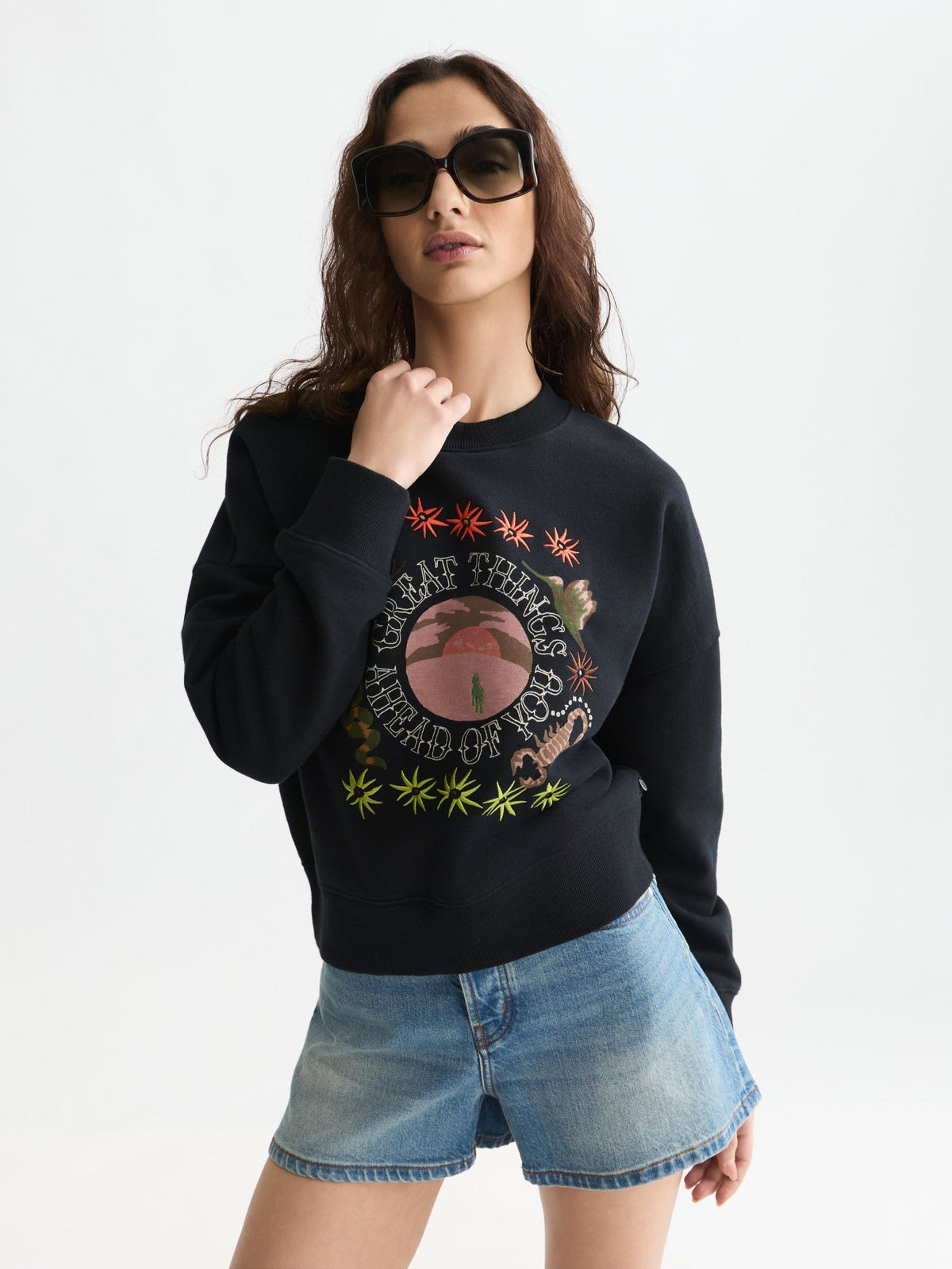 Artwork Relaxed-Fit Sweatshirt - Scotch & Soda South Africa