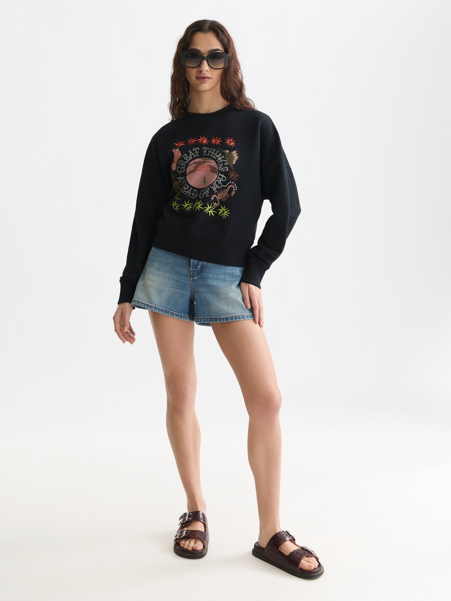 Artwork Relaxed-Fit Sweatshirt - Scotch & Soda South Africa