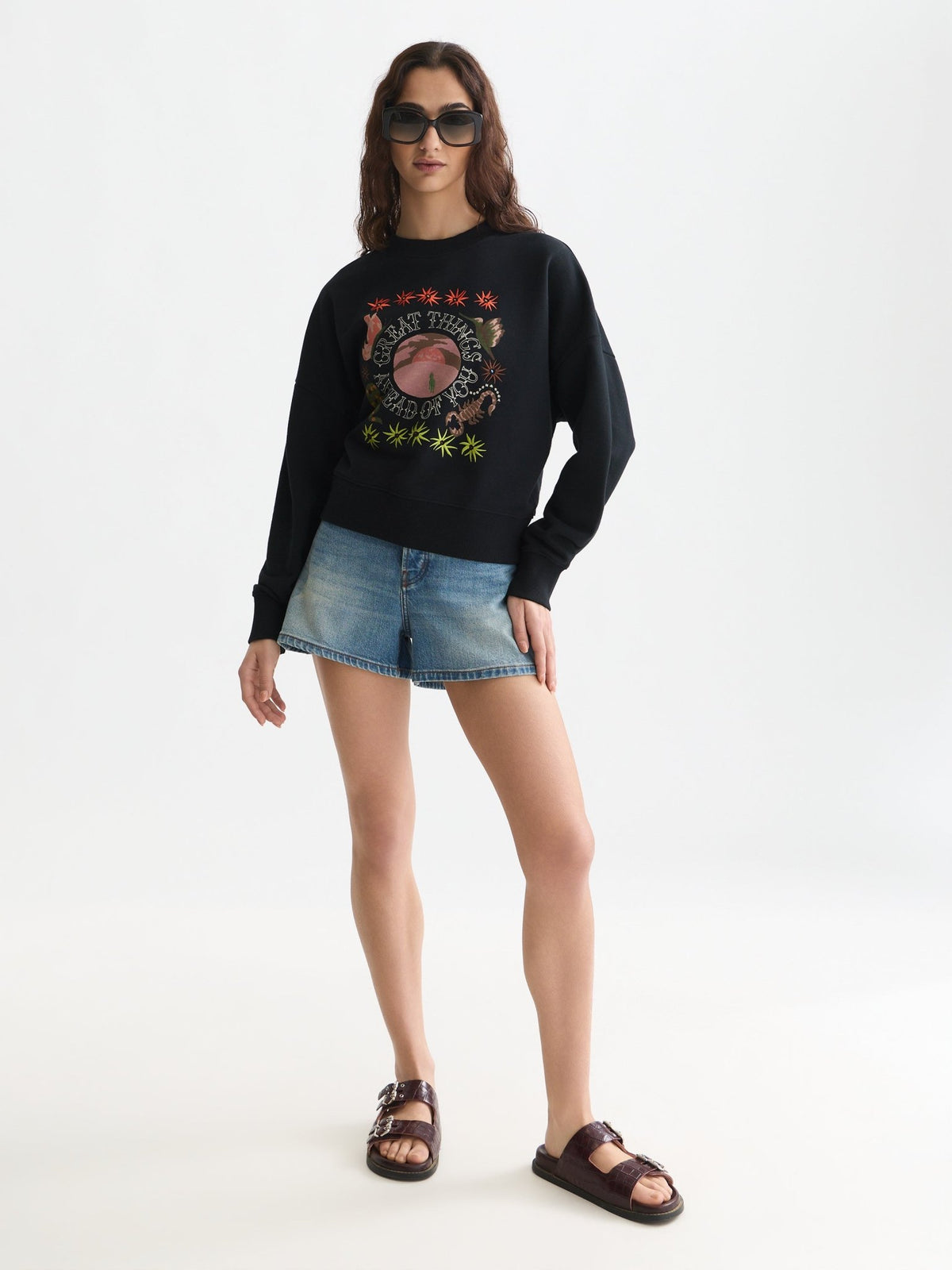 Artwork Relaxed-Fit Sweatshirt - Scotch & Soda South Africa