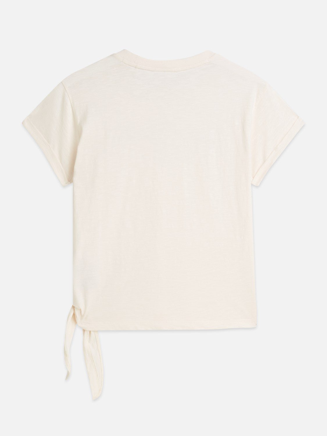 Artwork T-Shirt With Side Knot - Scotch & Soda South Africa