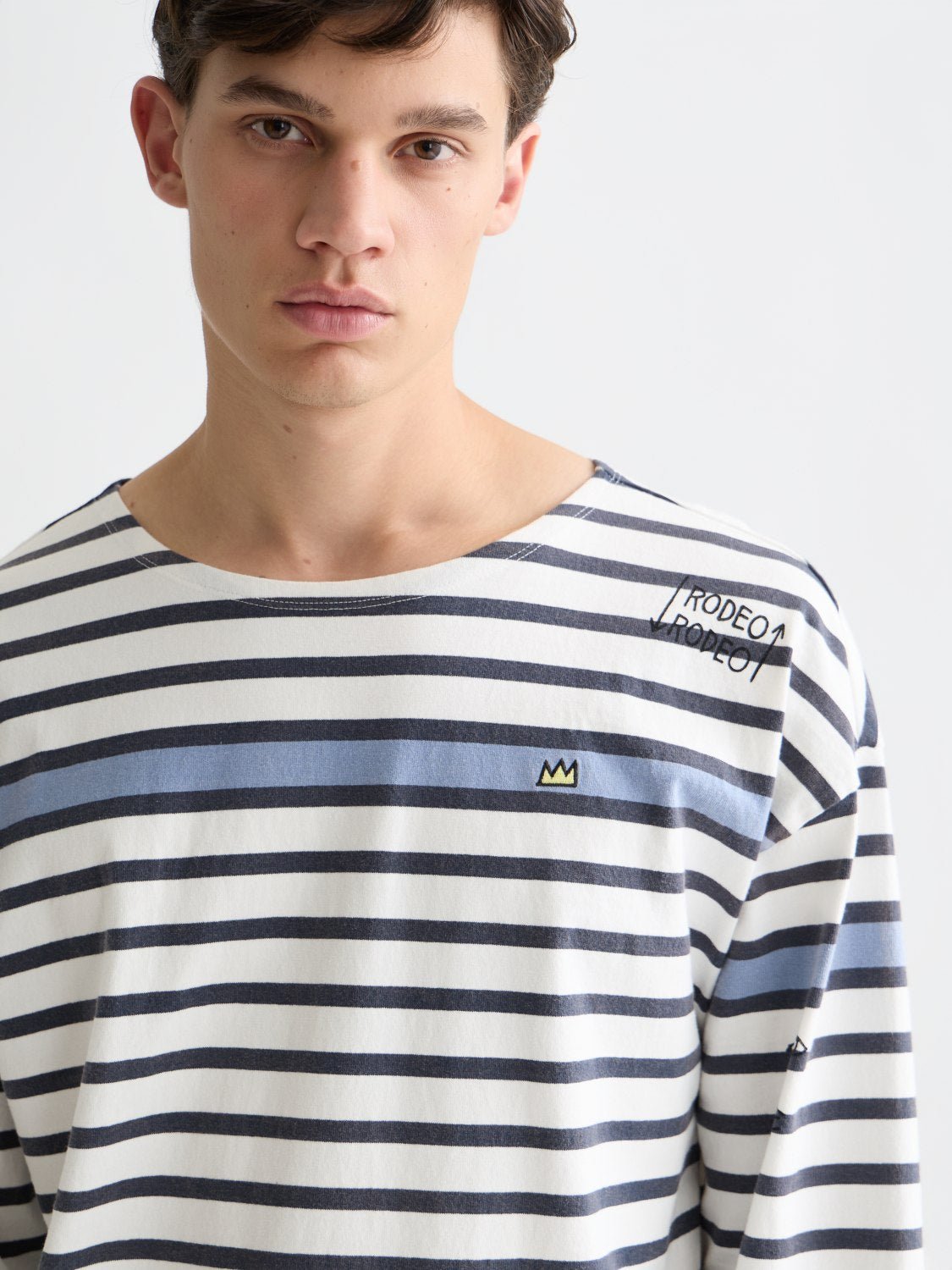 Basquiat Breton Striped Longsleeved Tshirt - Scotch & Soda South Africa