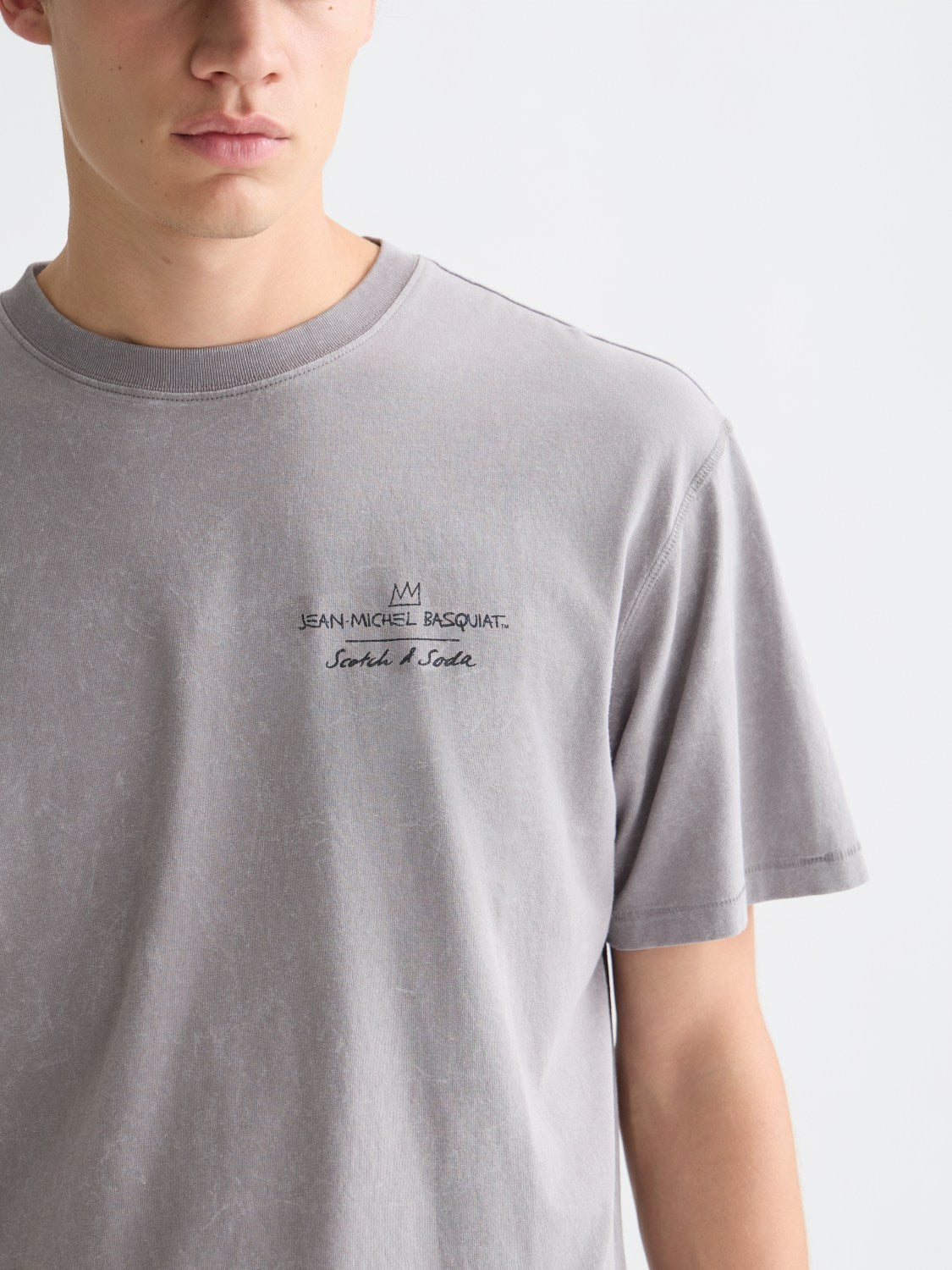 Basquiat Front And Back Artwork Relaxedfit Tshirt - Scotch & Soda South Africa