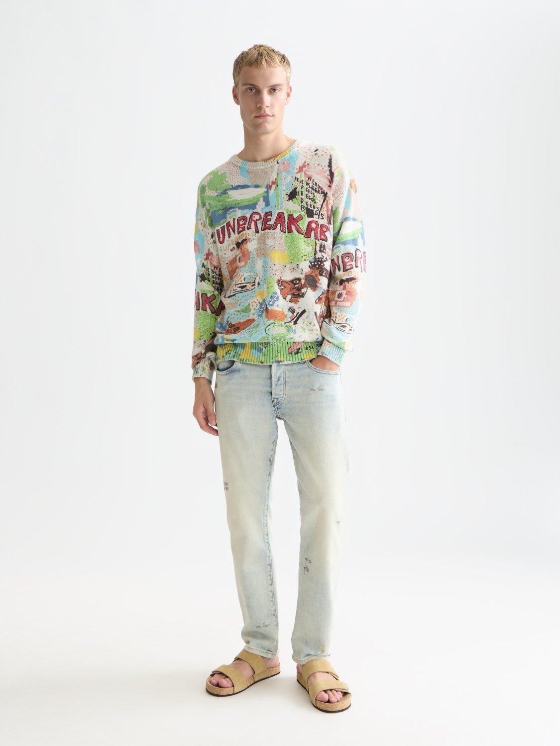 Basquiat Printed Loosefit Pullover - Scotch & Soda South Africa