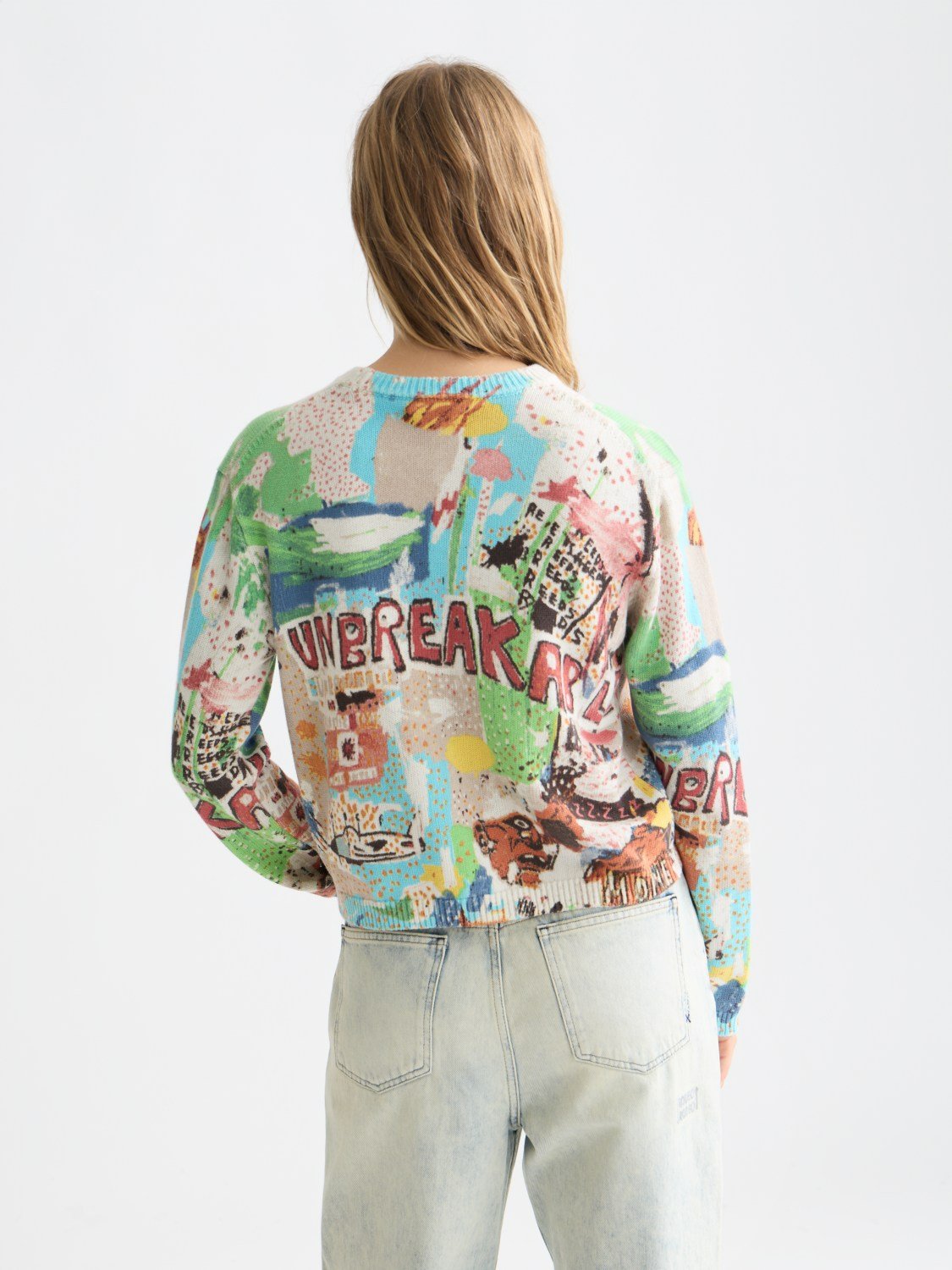 Basquiat Printed Pullover - Scotch & Soda South Africa