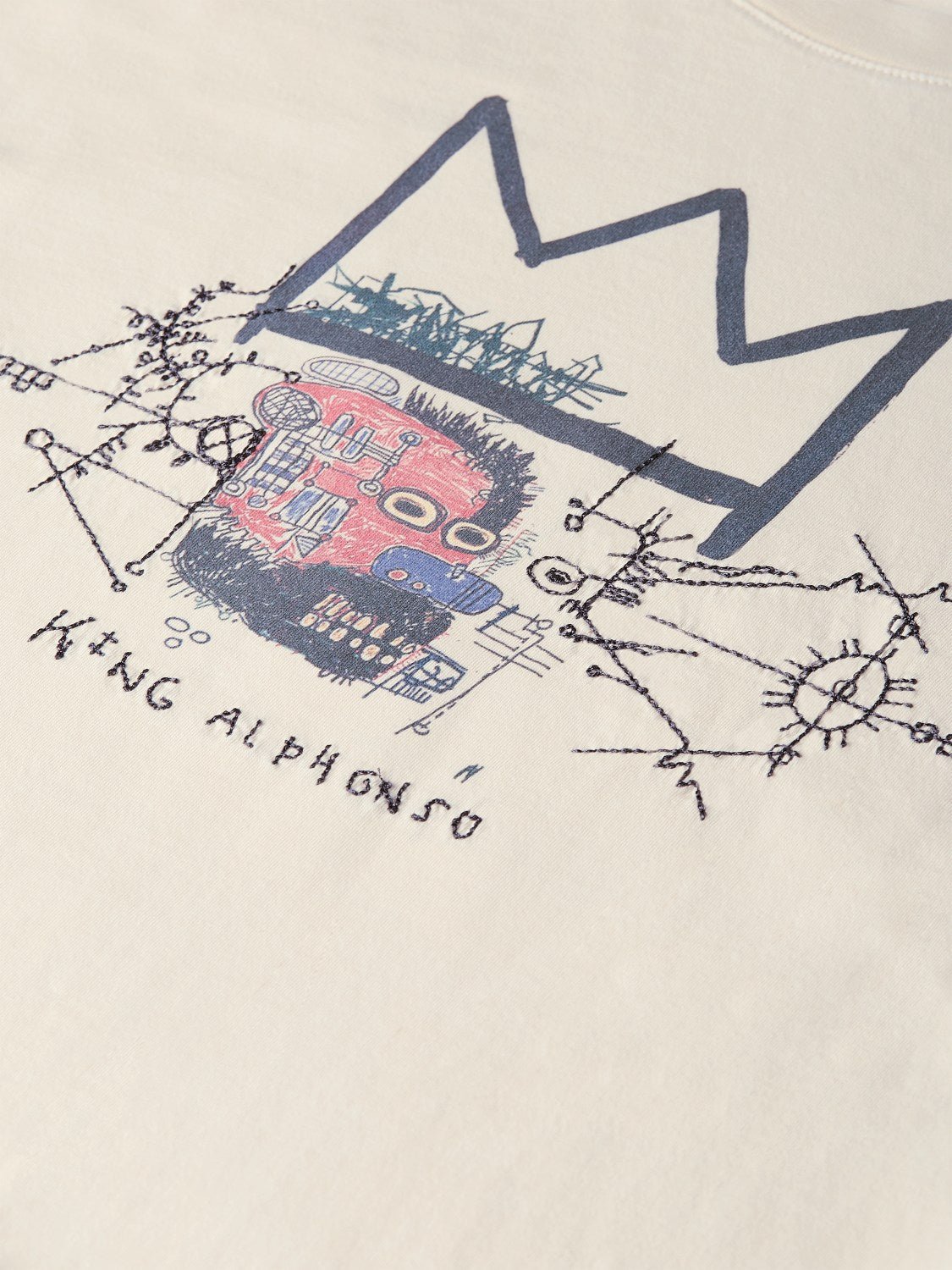 Basquiat Washed Artwork T-Shirt - Scotch & Soda South Africa