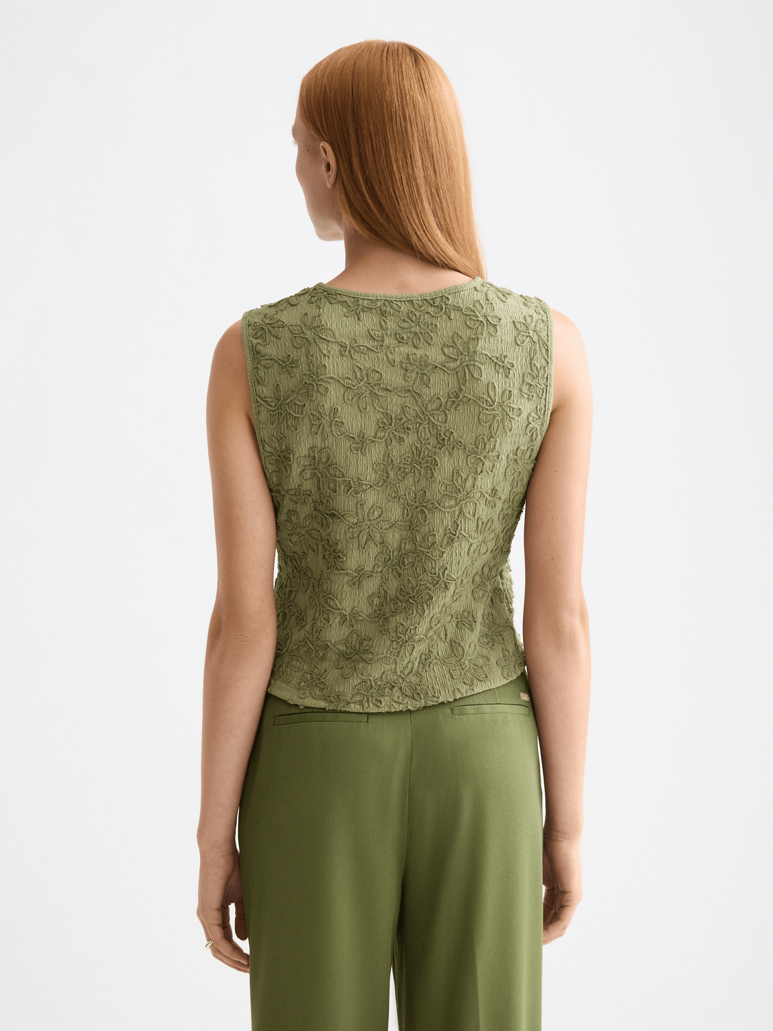 Bow Closure Structured Tank - Scotch & Soda South Africa