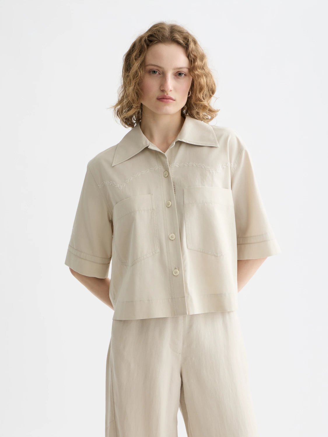 Boxy Short Sleeve Shirt - Scotch & Soda South Africa