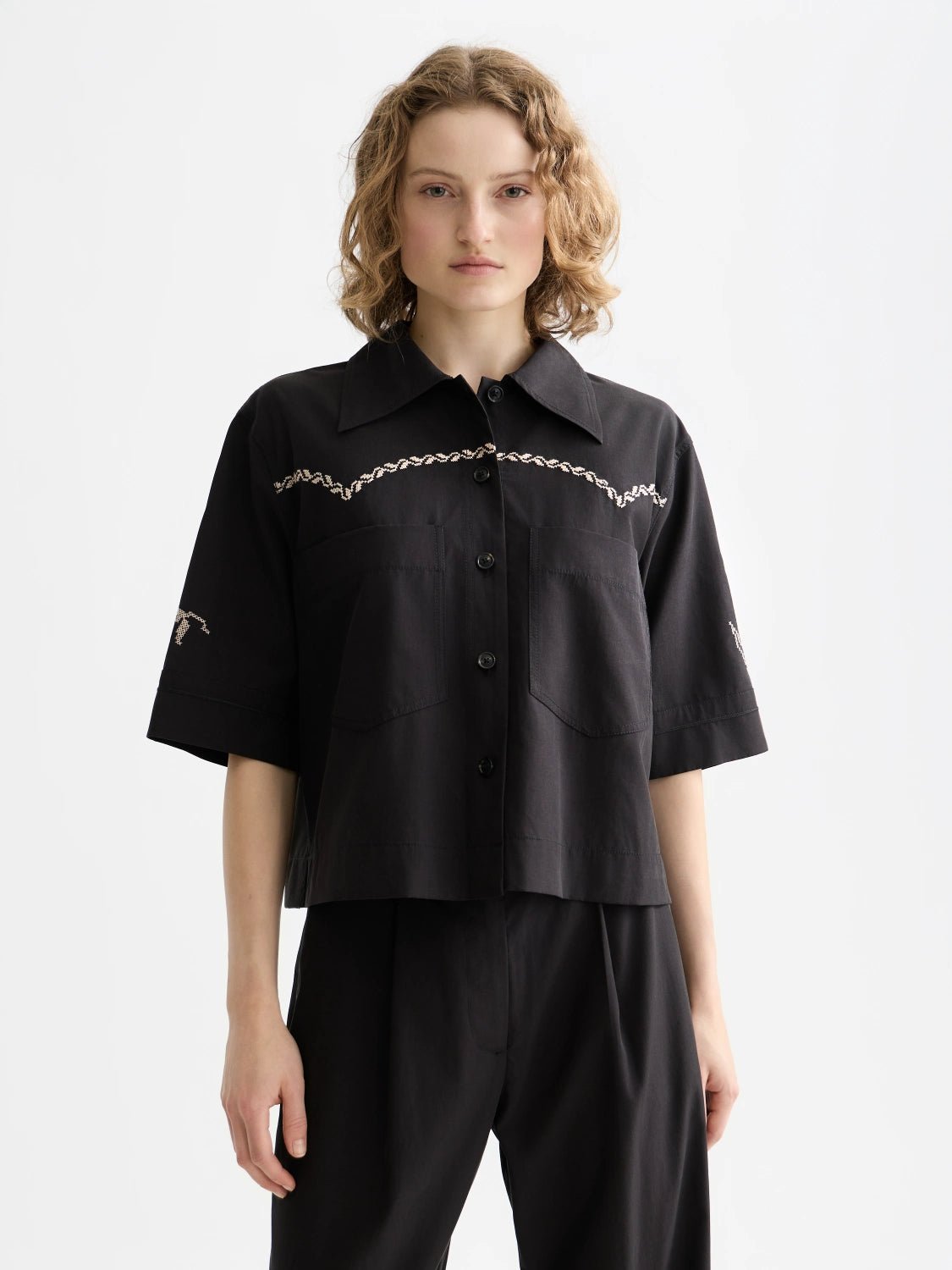 Boxy Short Sleeve Shirt - Scotch & Soda South Africa