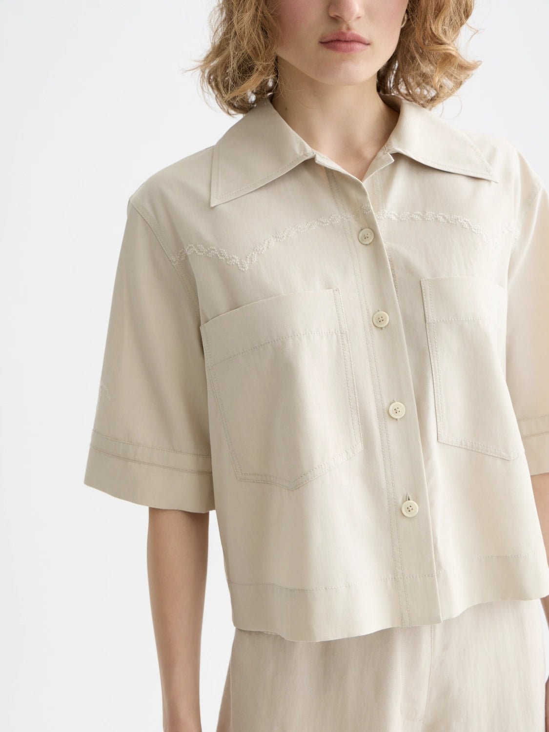 Boxy Short Sleeve Shirt - Scotch & Soda South Africa