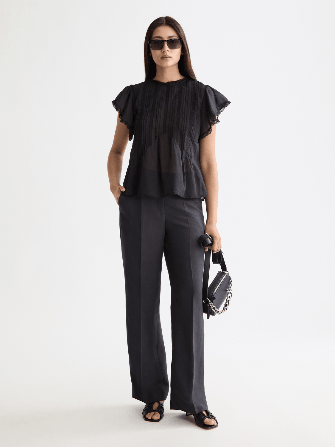 Butterfly Sleeve Top - Scotch & Soda South Africa