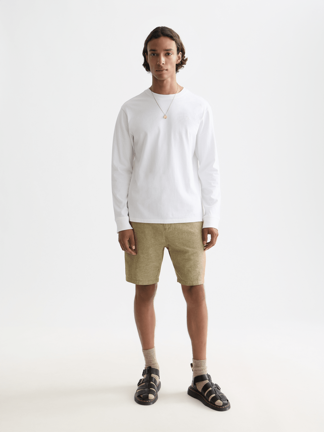 Chest Logo Regular-Fit Long-Sleeved T-Shirt - Scotch & Soda South Africa