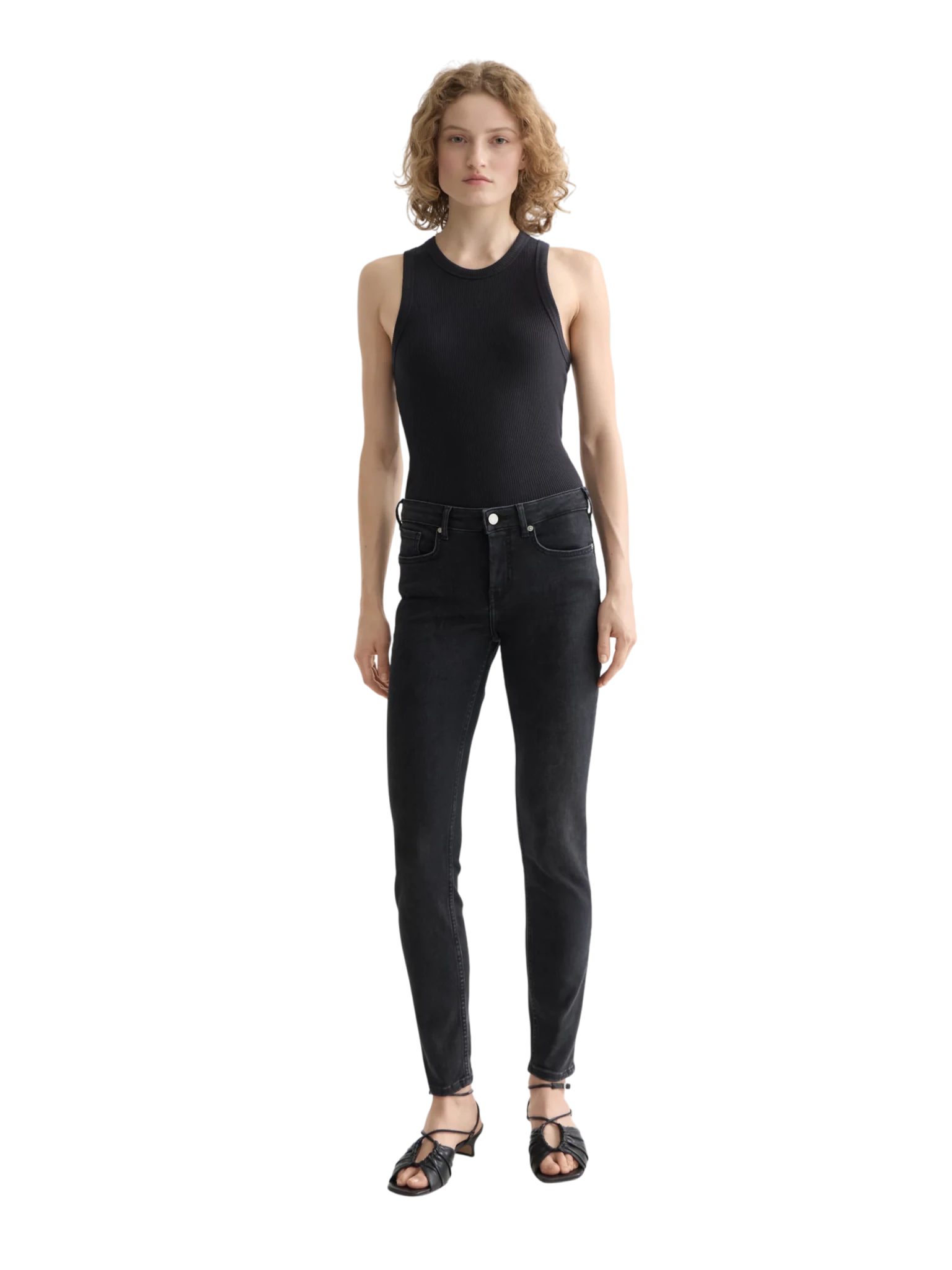 Core Bohemienne Mid Rise Skinny Jeans – Black Coast - Scotch & Soda South Africa